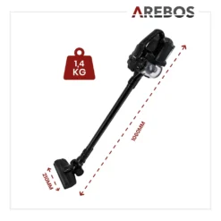 AREBOS Akku Staubsauger, 2-in-1 Hand- Und Bodenstaubsauger, 2 Leistungsstarke Saugmodi, Beutellos, Kabellos Bis Zu 55 Minuten, Mit Wandladestation, Schwarz 20 AREBOS Akku Staubsauger, 2-in-1 Hand- Und Bodenstaubsauger, 2 Leistungsstarke Saugmodi, Beutellos, Kabellos Bis Zu 55 Minuten, Mit Wandladestation, Schwarz -Besten Staubsauger Geschäft 0079a25c7a655c006bafe7f42432e8c6