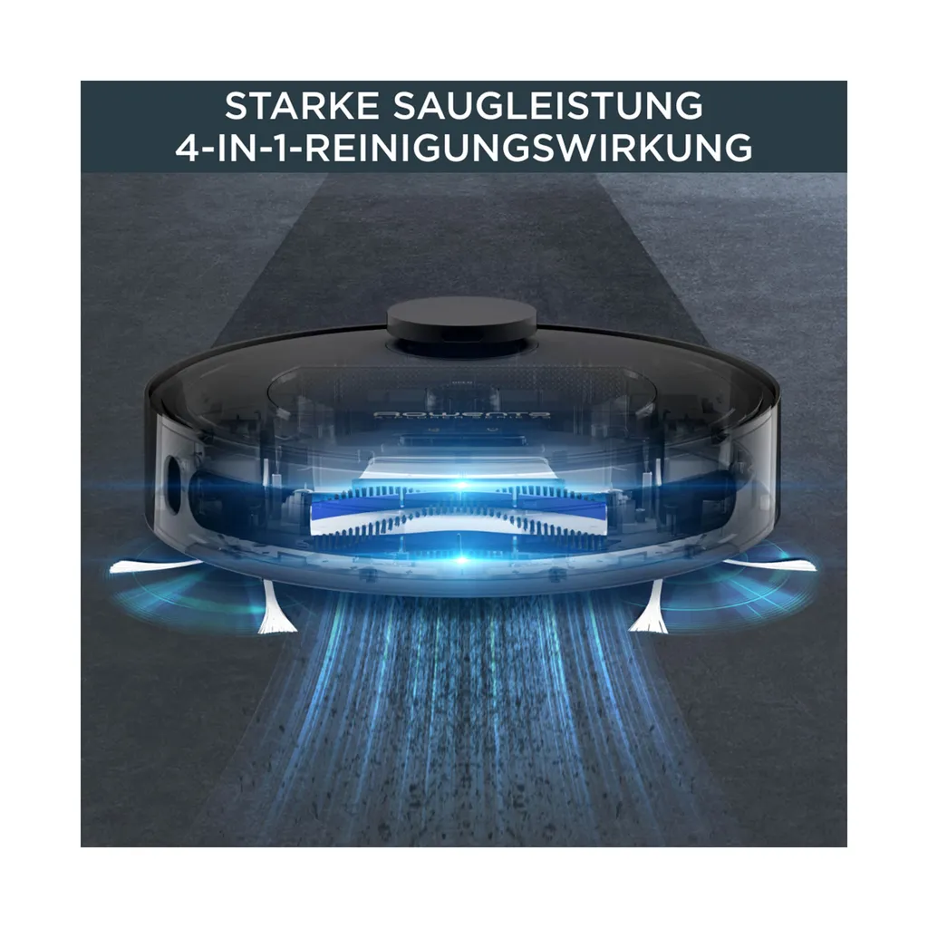 Rowenta Explorer 75 RR7675, Beutellos, Schwarz, Rund, Area, Ladend, Walzenbürste 7 Rowenta Explorer 75 RR7675, Beutellos, Schwarz, Rund, Area, Ladend, Walzenbürste – Bild 7