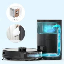 AIRROBO T10+ LDS Staubsauger Roboter 3-in-1 Saugroboter Mit Wischfunktion Saugroboter 2700Pa Mit Automatischer Absaugstation & Elektrische Kontrollwassertank -Besten Staubsauger Geschäft 011133dce45570484b057d891f04c70a