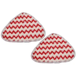 Vhbw 2x Wischbezug Ersatz Für Vileda 146576 Für Dampfreiniger, Dampfmop - Mikrofaser, Rot, Weiß