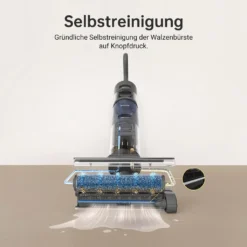 Dreame H12 Nass Trockensauger Kabellos Handstaubsauger Waschsauger Mit Kantenreinigungsbürste, Selbstreinigungsfunktion, Schmutzerkennung, LED-Display, 900mL Wassertank Für Hartböden, Tierhaare -Besten Staubsauger Geschäft 0257cd645138aff37ae54b457379c2ee