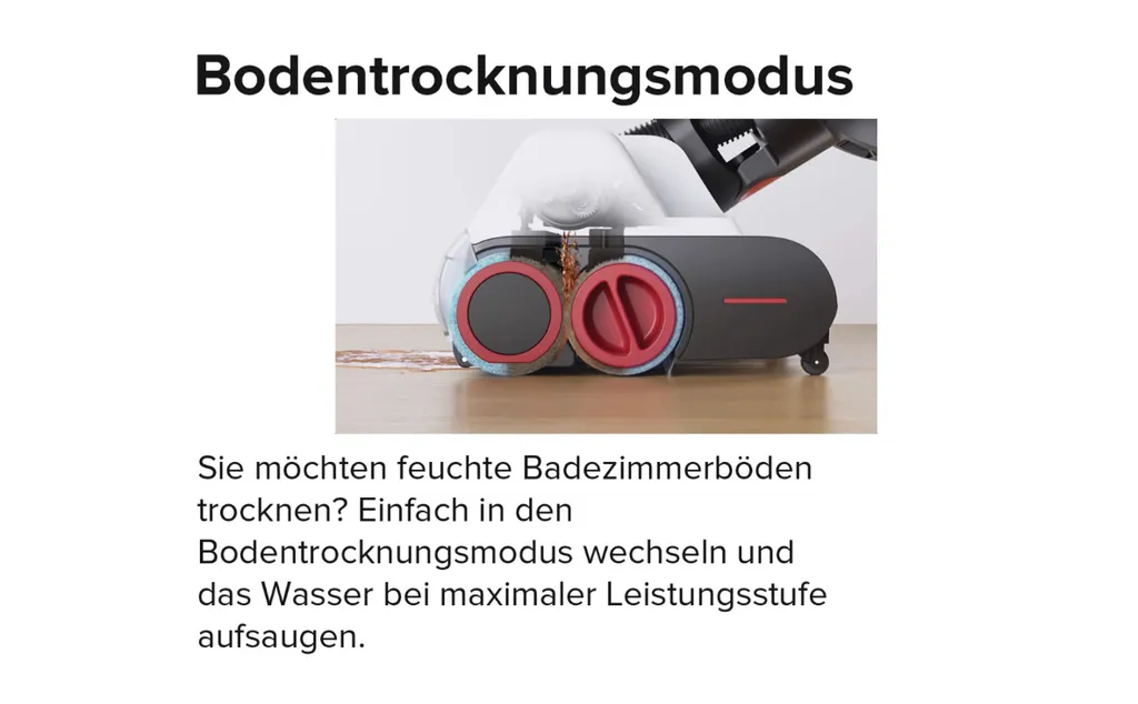 Roborock Dyad Nass- Und Trockensauger Wireless Staubsauger 13000Pa Waschsauger All-in-One Wiederaufladbarer Selbstreinigendes Multi-Bürste Selbstreinigung LED Anzeige 20 Roborock Dyad Nass- Und Trockensauger Wireless Staubsauger 13000Pa Waschsauger All-in-One Wiederaufladbarer Selbstreinigendes Multi-Bürste Selbstreinigung LED Anzeige – Bild 20