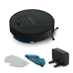 Rowenta X-Plorer RR9075WH, Beutellos, Schwarz, Rund, 3 Rad/Räder, 0,5 L, 60 DB -Besten Staubsauger Geschäft 05f8e54593a5a2754aa91beb7b77d572