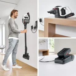 Bosch Serie 8 BSS8224, Trocken, Beutellos, Weiß, 0,4 L, Akku, 65 Min -Besten Staubsauger Geschäft 08759e9adcbdccabb0179686e0df5d5f