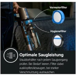 AEG AP81UB25UG Ultimate 8000 Akku Bodenstaubsauger & Handsauger, 3 Stufen, Automatik-Modus, LED-Frontlicht, Teleskoprohr, Selbstreinigende Bürstrolle, 25,2 V, Grau 16 AEG AP81UB25UG Ultimate 8000 Akku Bodenstaubsauger & Handsauger, 3 Stufen, Automatik-Modus, LED-Frontlicht, Teleskoprohr, Selbstreinigende Bürstrolle, 25,2 V, Grau -Besten Staubsauger Geschäft 0b5111670baca10d47ca6fe2d8d5f4c3