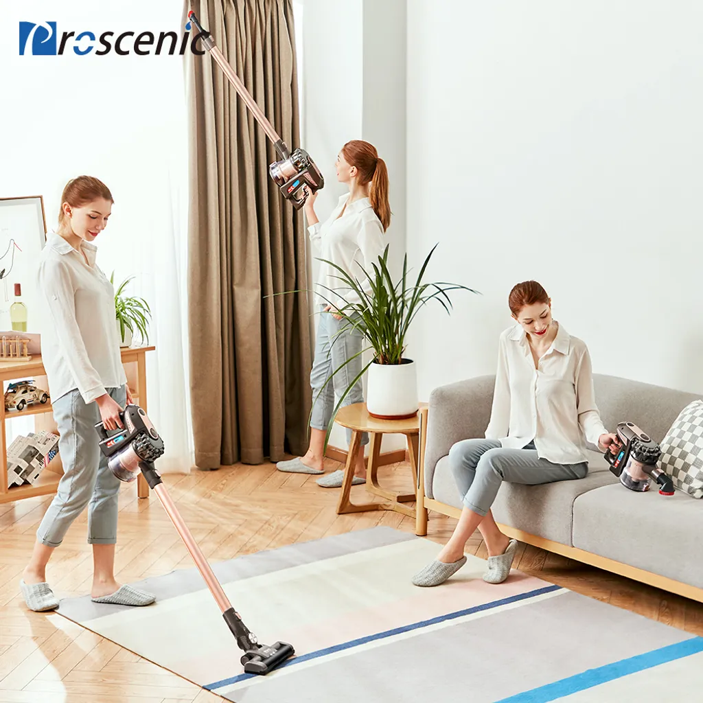 Proscenic NEU P8 PLUS Staubsauger Akku Handstaubsauger Mit LED-Lampe Kabellos 20,000 Pa Bis Zu 40 Minuten 2,200 MAh HEPA Geeignet Für Allergiker Tierhaare&Katzenstreu 9 Proscenic NEU P8 PLUS Staubsauger Akku Handstaubsauger Mit LED-Lampe Kabellos 20,000 Pa Bis Zu 40 Minuten 2,200 MAh HEPA Geeignet Für Allergiker Tierhaare&Katzenstreu – Bild 9