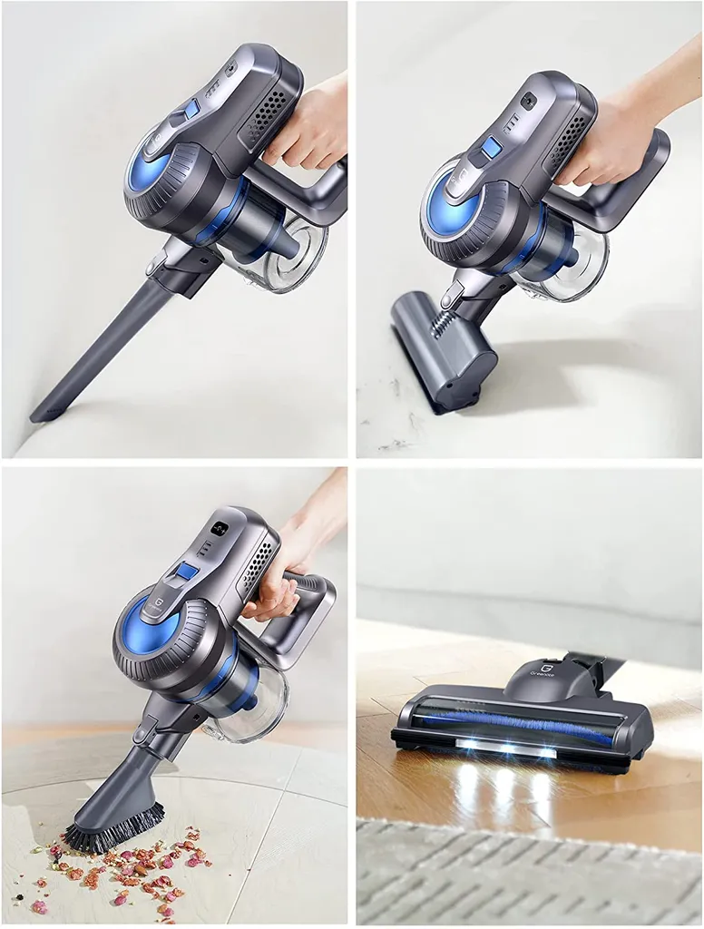 Greenote GSC50 Akku Handstaubsauger 23000PA, 4 In 1 Kabellos Staubsauger Mit LED Doppeltem Digitalmotor, Elektrobürste Staubsauger,Bis Zu 35 Min 4 Greenote GSC50 Akku Handstaubsauger 23000PA, 4 In 1 Kabellos Staubsauger Mit LED Doppeltem Digitalmotor, Elektrobürste Staubsauger,Bis Zu 35 Min – Bild 4