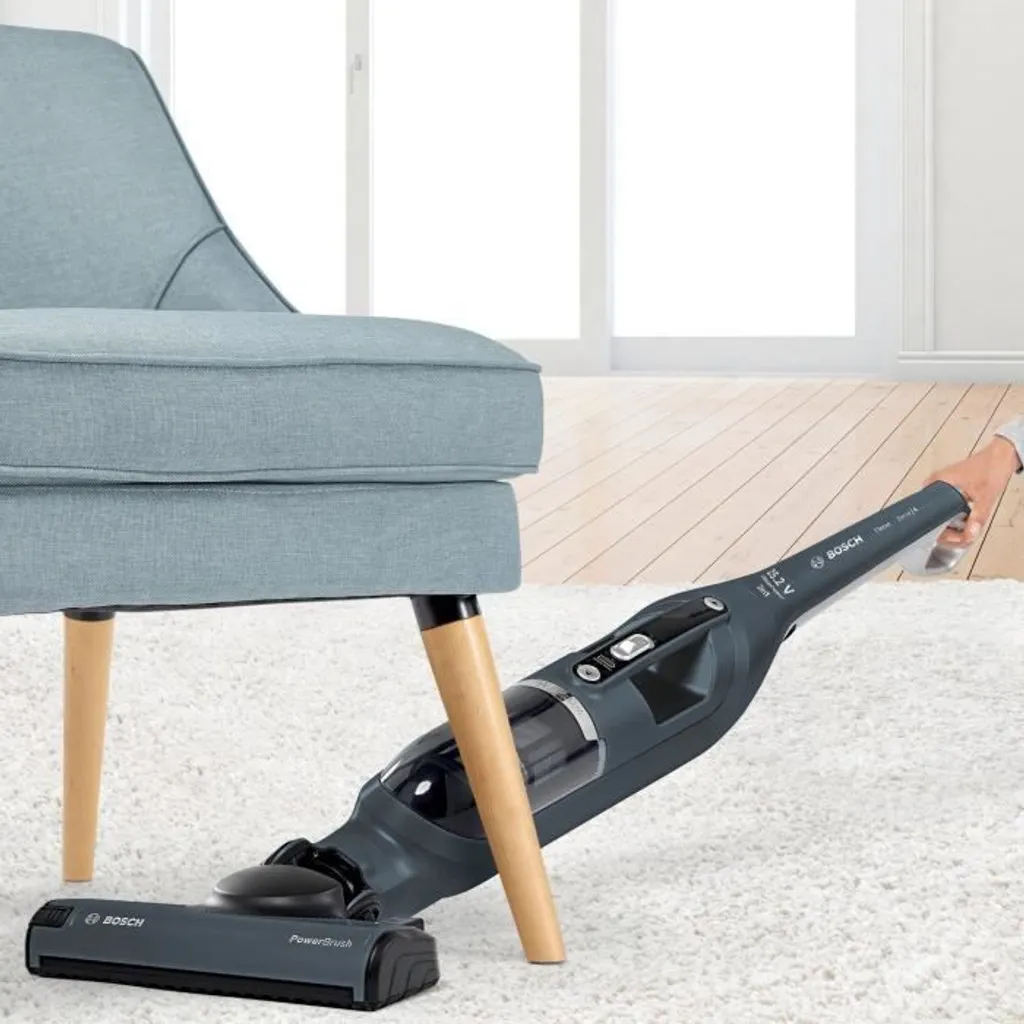 Bosch BCH3ALL25 - 2DE1 FLEXXO Wireless Besen-Staubsauger - 25,2 V Lithium-Batterie - 2 Geschwindigkeit - Fach 400 Ml - Metallic Grey 4 Bosch BCH3ALL25 - 2DE1 FLEXXO Wireless Besen-Staubsauger - 25,2 V Lithium-Batterie - 2 Geschwindigkeit - Fach 400 Ml - Metallic Grey – Bild 4