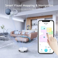 Yeedi Mop Station 2-in-1 Wischroboter, Mopp- Und Saugroboter, Automatisch Waschen Von Mopps, Druckbeaufschlagte Mopps, 2500 Pa, Visuelle Navigation, Teppicherkennung -Besten Staubsauger Geschäft 169930e073937d1404eecf5d93253ca9