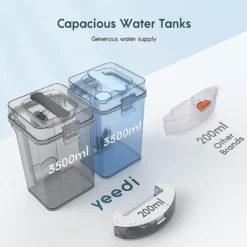 Yeedi Mop Station 2-in-1 Wischroboter, Mopp- Und Saugroboter, Automatisch Waschen Von Mopps, Druckbeaufschlagte Mopps, 2500 Pa, Visuelle Navigation, Teppicherkennung -Besten Staubsauger Geschäft 188b966b031297f71b3514352bb623db
