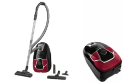 Rowenta RO6859 Silence Force Allergy+ Parkett Bodenstaubsauger Mit Beutel (Staubbeutelkapazität: 4,5 Liter, Allergy+ Filter Hält 99,98% Des Staubs Und Der Allergene Zurück) Schwarz/rot -Besten Staubsauger Geschäft 1adca325ad9baf2d84f584aa93920351