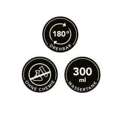 MAXXMEE Dampfbesen 1300W Weiß/rot -Besten Staubsauger Geschäft 1b49b26f2438cf7a366cf90283f7f3e6