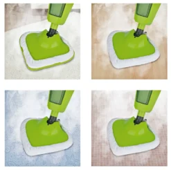CLEANmaxx Dampfbesen 1000W Grün Bodenpflege Inkl. Messbecher Mikrofasertuch -Besten Staubsauger Geschäft 1edd61d56340d80f5ef2c65d140343bd