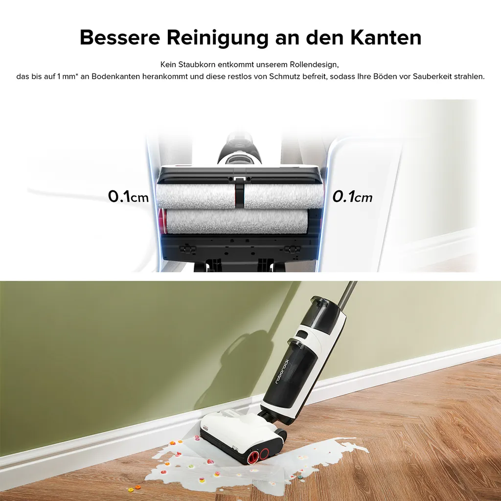 Roborock Dyad Pro Nass- & Trockensauger,260 W,17000Pa ,Doppelbürste,Extreme Kante 1mm,Selbsttrocknende Rollen,mit Selbstzuführendes Waschmittel 5 Roborock Dyad Pro Nass- & Trockensauger,260 W,17000Pa ,Doppelbürste,Extreme Kante 1mm,Selbsttrocknende Rollen,mit Selbstzuführendes Waschmittel – Bild 5