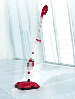 MAXXMEE Dampfbesen 1300W Weiß/rot -Besten Staubsauger Geschäft 25932237936f41110b63de01ec1d5f51