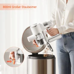 Ultenic U10 Pro Akku Staubsauger, 30KPa Kabelloser Staubsauger, 5-stufiges Filtersystem Staubsauger, 2200mA Abnehmbarer Akku, 4 In 1 Handstaubsauger Für Teppiche, Hartböden Und Tierhaare -Besten Staubsauger Geschäft 2e089a5292e43987ba7d1469ce6f6631