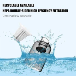 Auto Staubsauger, Rikimxin Handstaubsauger 9000Pa Starke Power Sauger Tragbarer Mini Autostaubsauger Kabellos Wiederaufladbar Staubsauger Mit LED-Licht 90° Rotation Vakuum ,Black -Besten Staubsauger Geschäft 2e0f790e6509dd4398be3ad10909ca77 1