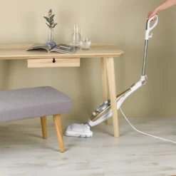 CLEANmaxx Dampfbesen - Mit Knickgelenk - Gold/weiß Dampfreiniger Steam Hygiene Fliesen Küche Bad Reinigung -Besten Staubsauger Geschäft 2edb7bfeadd45b5078ab673bf9a6e5d6