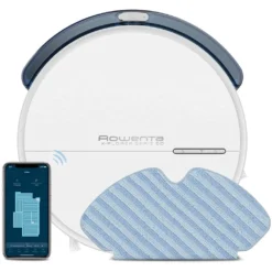 Rowenta RR7447 Xplorer S60 Allergy Connect Nass-Trocken-Saugroboter Weiß 65 DB -Besten Staubsauger Geschäft 2f08d50ccbf9c60b976bfe37a01c1edf