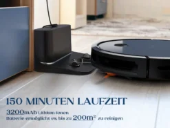 KYVOL E25 Staubsauger Roboter 2600PA Mit Ladestation, WLAN Staubsauger Mit Präzise Kartentechnologie, Bis Zu 150Min Laufzeit -Besten Staubsauger Geschäft 2f559367a6db473dbc79ee3a8d317c00