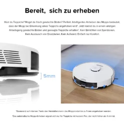 Roborock S7 Pro Ultra Sonic Saugroboter Mit Empty Wash Fill Dock Absaugstation Selbstwaschend Selbstauffüllend Selbstentleerend Kindersicherung LiDAR 3D Mapping APP -Besten Staubsauger Geschäft 30fa091a07afd8a4065cf369d55a1b0b