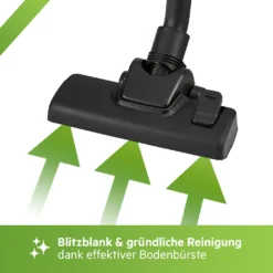 Clatronic Bodenstaubsauger Mit Beutel, Starke Leistung Gegen Staub, Tierhaare, Krümel U.a., Für Teppich- Und Hartböden, 5-Fach Mikrofiltersystem, Edelstahl-Teleskoprohr, Weiß, BS 1300 -Besten Staubsauger Geschäft 3151facf288c64b882a7ddf6099d8e66