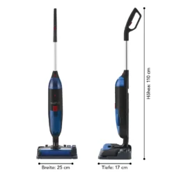 MAXXMEE Multi-Bodenreiniger 3in1 - Schwarz/blau Bodenreiniger 3in1 Hartbodenreiniger Saugen Wischen Teppichreiniger Kabellos 12 MAXXMEE Multi-Bodenreiniger 3in1 - Schwarz/blau Bodenreiniger 3in1 Hartbodenreiniger Saugen Wischen Teppichreiniger Kabellos -Besten Staubsauger Geschäft 3196496357088a033d39ae60908625b5