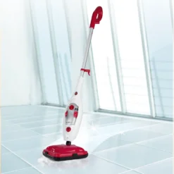 MAXXMEE Dampfbesen 1300W Weiß/rot