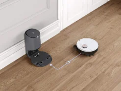 ECOVACS DEEBOT OZMO T8+ Saug- Und Wischroboter Weiß -Besten Staubsauger Geschäft 37526ad2261e466694ffeb885993c0bb