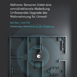 Roidmi EVE Plus Roboter Staubsauger Nass-Trocken-Saugroboter,50 Watt,2700pa Mit Sauberer Basis Und Beutel,Weiß -Besten Staubsauger Geschäft 3974d8f528041d3bcdeb88c201836ad4