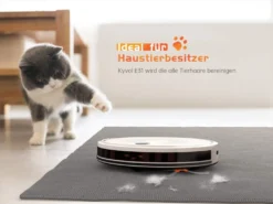 Kyvol E31 Saugroboter Mit Wischfunktion 2200Pa Wischroboter, 150Min. Laufzeit, Smart Navigation, Funktioniert Mit Alexa,ideal Für Tierhaare, Teppiche Und Hartböden, Weiß [+] -Besten Staubsauger Geschäft 39e1a57002bb1085e17835d5b779ccb5