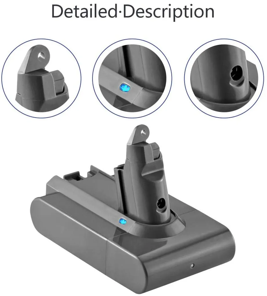 Topchances Ersatzakku Für Dyson V6 3.0Ah 21.6V 3000mAh Li-Ionen Batterie DC62 SV03 DC58 DC59 DC61 DC72 DC74 595 650 770 880 SV03 SV04 SV06 SV07 SV09 Tier Animal Staubsauger Akku 4 Topchances Ersatzakku Für Dyson V6 3.0Ah 21.6V 3000mAh Li-Ionen Batterie DC62 SV03 DC58 DC59 DC61 DC72 DC74 595 650 770 880 SV03 SV04 SV06 SV07 SV09 Tier Animal Staubsauger Akku – Bild 4