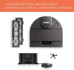 Neato D9 Saugroboter Laser-Sensor App-Steuerung Spiral-Kombibürste Turbo-Modus -Besten Staubsauger Geschäft 3eefe7e6a659ced95e82647db77e108e