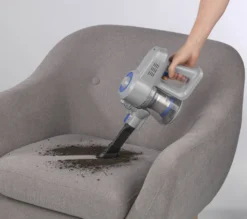 MAXXMEE Akku-Zyklon-Staubsauger - Bis Zu 35 Minuten Dauerbetrieb - Hellgrau/blau Akku Zyklon Staubsauger Kabellos Handsauger Bodensauger Beutellos Sauger -Besten Staubsauger Geschäft 41348084f89855e9d1e62016d3f41545