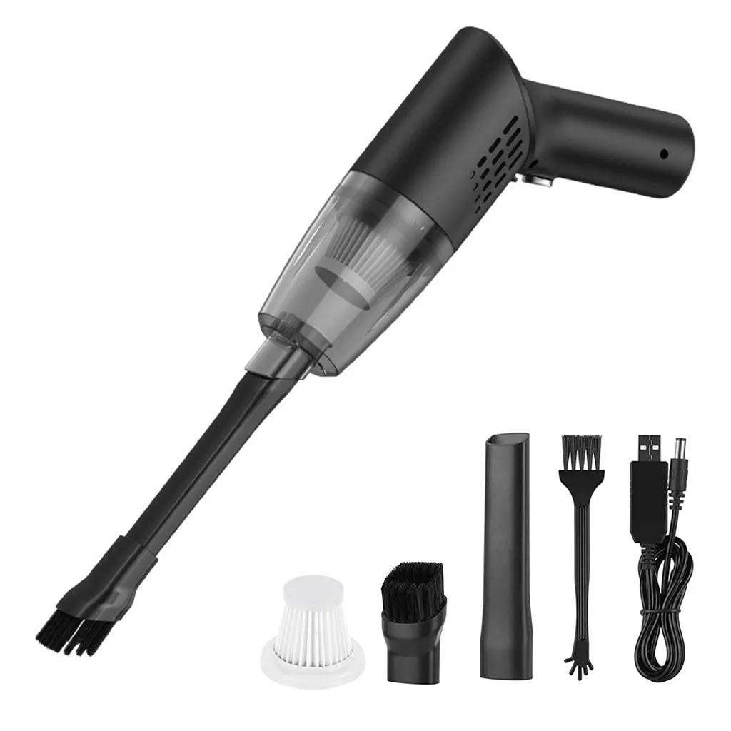 Mini Handstaubsauger Kabellos - Handstaubsauger Wiederaufladbar Tragbar , USB Staubsauger Für Auto, Tastatur, Tierhaare,Black 1 Mini Handstaubsauger Kabellos - Handstaubsauger Wiederaufladbar Tragbar , USB Staubsauger Für Auto, Tastatur, Tierhaare,Black