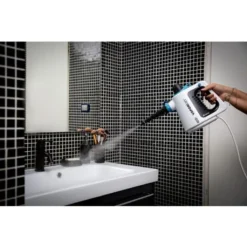 Ariete 4137, Tragbarer Dampfreiniger, 0,25 L, Schwarz, Türkis, Weiß, Tasten, Flexibel, 3 M -Besten Staubsauger Geschäft 4273599b8bc3ed6093ddd878846d8156