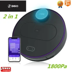 360 S6 Smart Saugroboter Staubsauger Automatisch APP 3200mAh Roboterstaubsauger Vacuum Reinigung Schwarz -Besten Staubsauger Geschäft 42e538b3bd70480bdbffd994016a13de