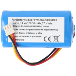 Akku Passend Für Proscenic 800T Li-ion Akku 820T, 830T, 820S Nur Mit Dem Weißen Stecker, Ildung Vergleichen -Besten Staubsauger Geschäft 44027aa3e6b09d61e85ce1eabccb6492