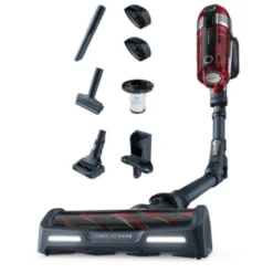 Rowenta X-Force Flex 11.60, Beutellos, Grau, Rot, Trocken, 82 DB, Akku, Lithium-Ion (Li-Ion)
