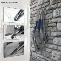 ProfiCare Akku-Sauger PC-AKS 3034, 2 In 1 Nass-und Trockensauger In Einem, Für Alle Oberflächen Geeignet, Leistungsstarker 14,8 V Lithium Ionen Akku, Anthrazit-blau -Besten Staubsauger Geschäft 489f394489f9661aed35630450a75e02