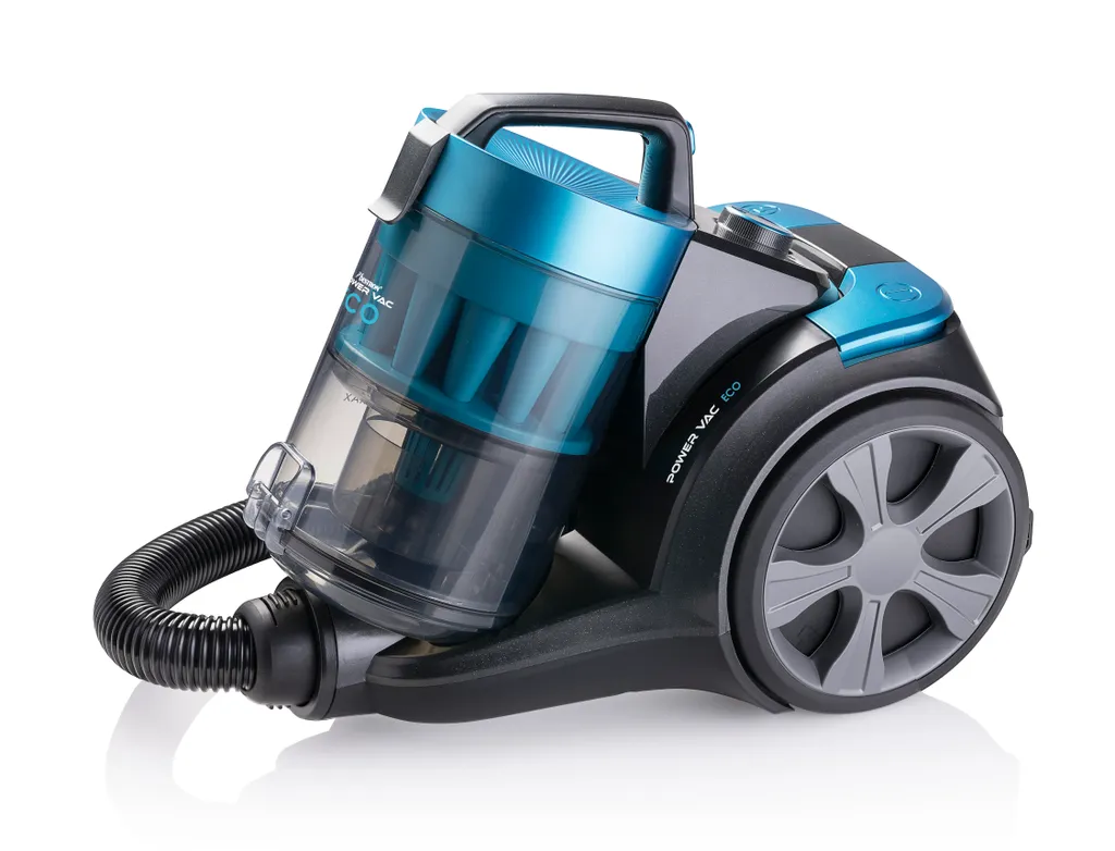 Bestron HEPA13 Multi-Zyklon-Staubsauger, Mit Stufenloser Saugkraftregulierung & 4-teiligen Zubehör: Hartböden-/Parkett-, Polster- & Möbelbürste Sowie Fugendüse, 9m Aktionsradius, 700 Watt,Schwarz/Blau