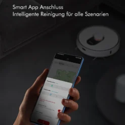 Roidmi EVE Plus Roboter Staubsauger Nass-Trocken-Saugroboter,50 Watt,2700pa Mit Sauberer Basis Und Beutel,Weiß -Besten Staubsauger Geschäft 51cb51f51134afe281fe290a6403772a