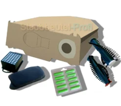 20 Staubsaugerbeutel + Filter + Ersatzbürsten EB350/351 + 10 Duft Geeignet Für Vor Werk Kobold 130 131