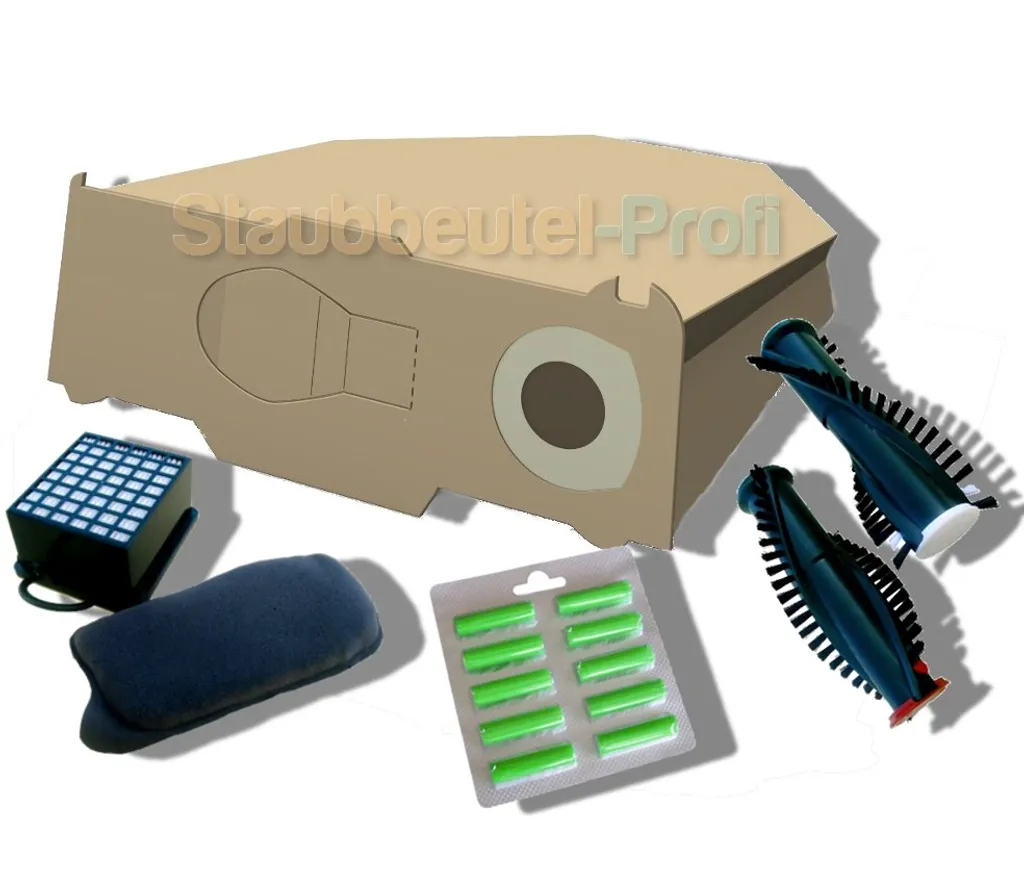 20 Staubsaugerbeutel + Filter + Ersatzbürsten EB350/351 + 10 Duft Geeignet Für Vor Werk Kobold 130 131 1 20 Staubsaugerbeutel + Filter + Ersatzbürsten EB350/351 + 10 Duft Geeignet Für Vor Werk Kobold 130 131
