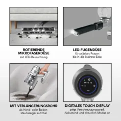 Akku Staubsauger Kabellos Zyklon Sauger Hand Boden Beutellos Display Ladestation -Besten Staubsauger Geschäft 573a2343a3ac8d68be8825a3e68fde06
