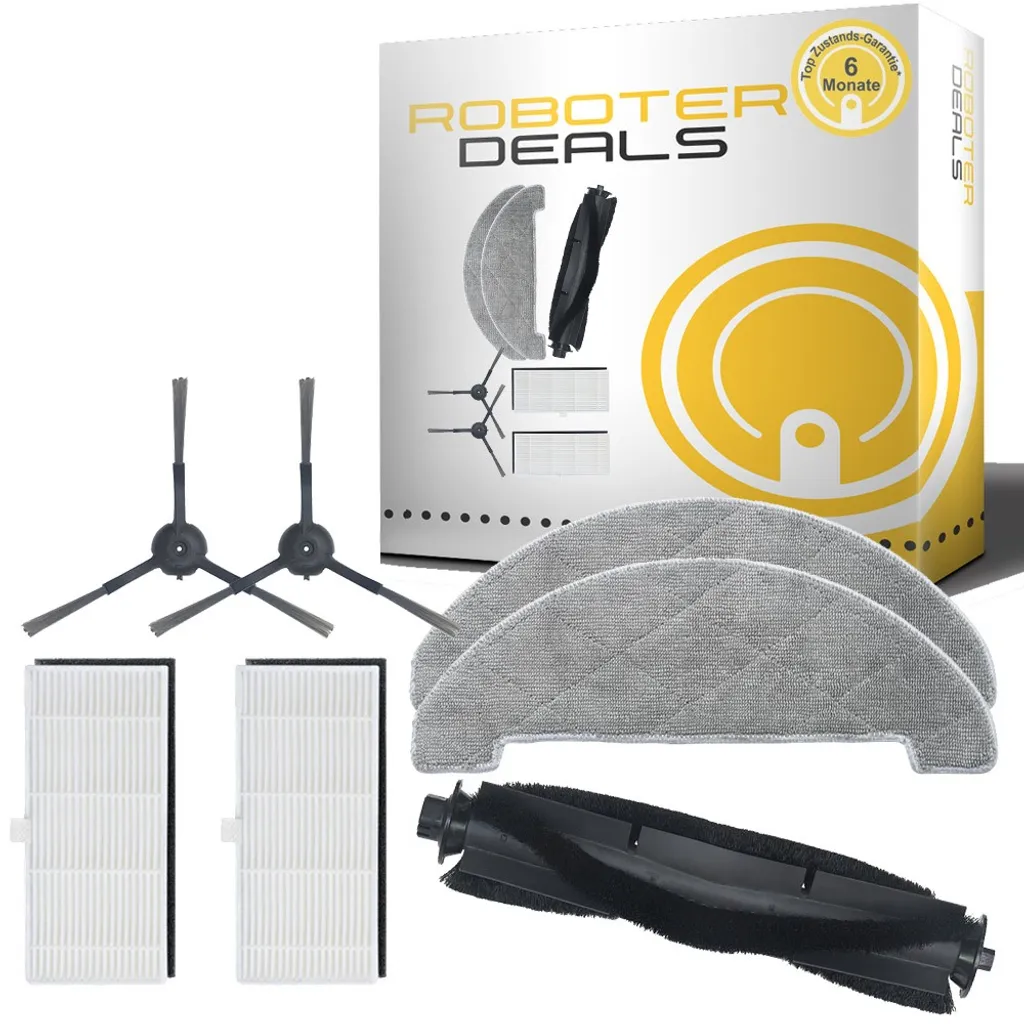 Zubehör Set Für Viomi S9 (1x Hauptbürste, 2x Pad, 2x Filter, 2x Seitenbürste) 1 Zubehör Set Für Viomi S9 (1x Hauptbürste, 2x Pad, 2x Filter, 2x Seitenbürste)
