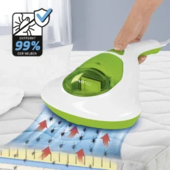 MAXXMEE Milben-Handstaubsauger Mit UV-C Licht - 300 W - Weiß/limegreen Milben Sauger UV Licht Handstaubsauger Entferner Allergiker Handsauger MAXXMEE -Besten Staubsauger Geschäft 5b3f48564794d60041122b1e0b3c90d9