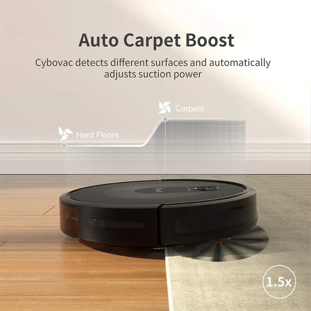 Kyvol Staubsauger Roboter 2200Pa Saugleistung, Saugroboter Mit Raumkarte, 150Min. Laufzeit,Sprachsteuerung,inkls. Magnetstreifen, Reinigt Hartböden, Teppiche, Tierhaare 7 Kyvol Staubsauger Roboter 2200Pa Saugleistung, Saugroboter Mit Raumkarte, 150Min. Laufzeit,Sprachsteuerung,inkls. Magnetstreifen, Reinigt Hartböden, Teppiche, Tierhaare – Bild 7