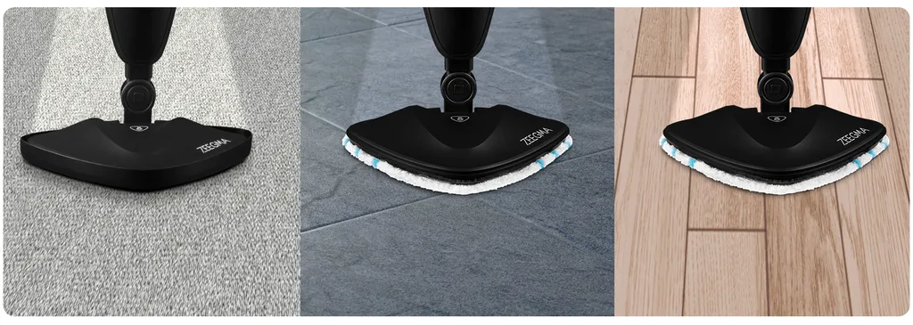 ZEEGMA Puur Dampfreiniger 1500 W Dampfbesen Dampfmop Haushaltsdampfer SET 15in1 16 ZEEGMA Puur Dampfreiniger 1500 W Dampfbesen Dampfmop Haushaltsdampfer SET 15in1 – Bild 16