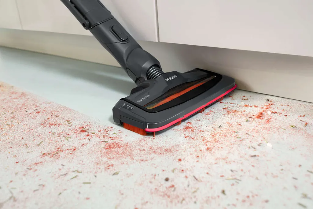 Philips SpeedPro 2-in-1 Kabelloser Akku Staubsauger 5000 Series, 180°-Saugdüse, 18 V, 30 Min, Schwarz (FC6722/01) 8 Philips SpeedPro 2-in-1 Kabelloser Akku Staubsauger 5000 Series, 180°-Saugdüse, 18 V, 30 Min, Schwarz (FC6722/01) – Bild 8